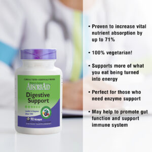 AbsorbAid Original 90 Digestive Enzyme features