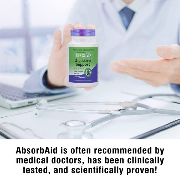 AbsorbAid Original 90 Digestive Enzymes doctor recommended