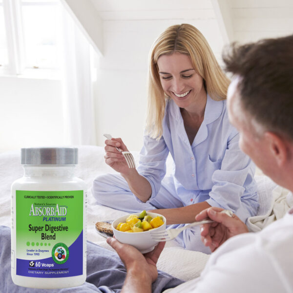 AbsorbAid Platinum 60 Digestive Enzymes breakfast