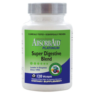 AbsorbAid Platinum 120 Digestive Enzyme & Probiotic Blend