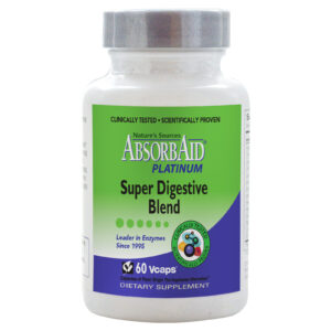 AbsorbAid Platinum 60 Digestive Enzyme & Probiotic Blend