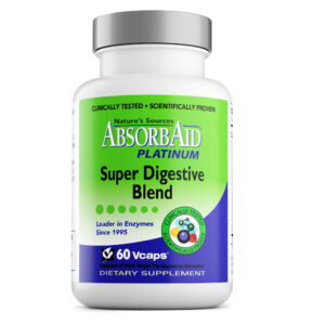 AbsorbAid Platinum 60 Digestive Enzyme & Probiotic Blend