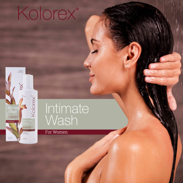 Kolorex Intimate Wash lifestyle shower image