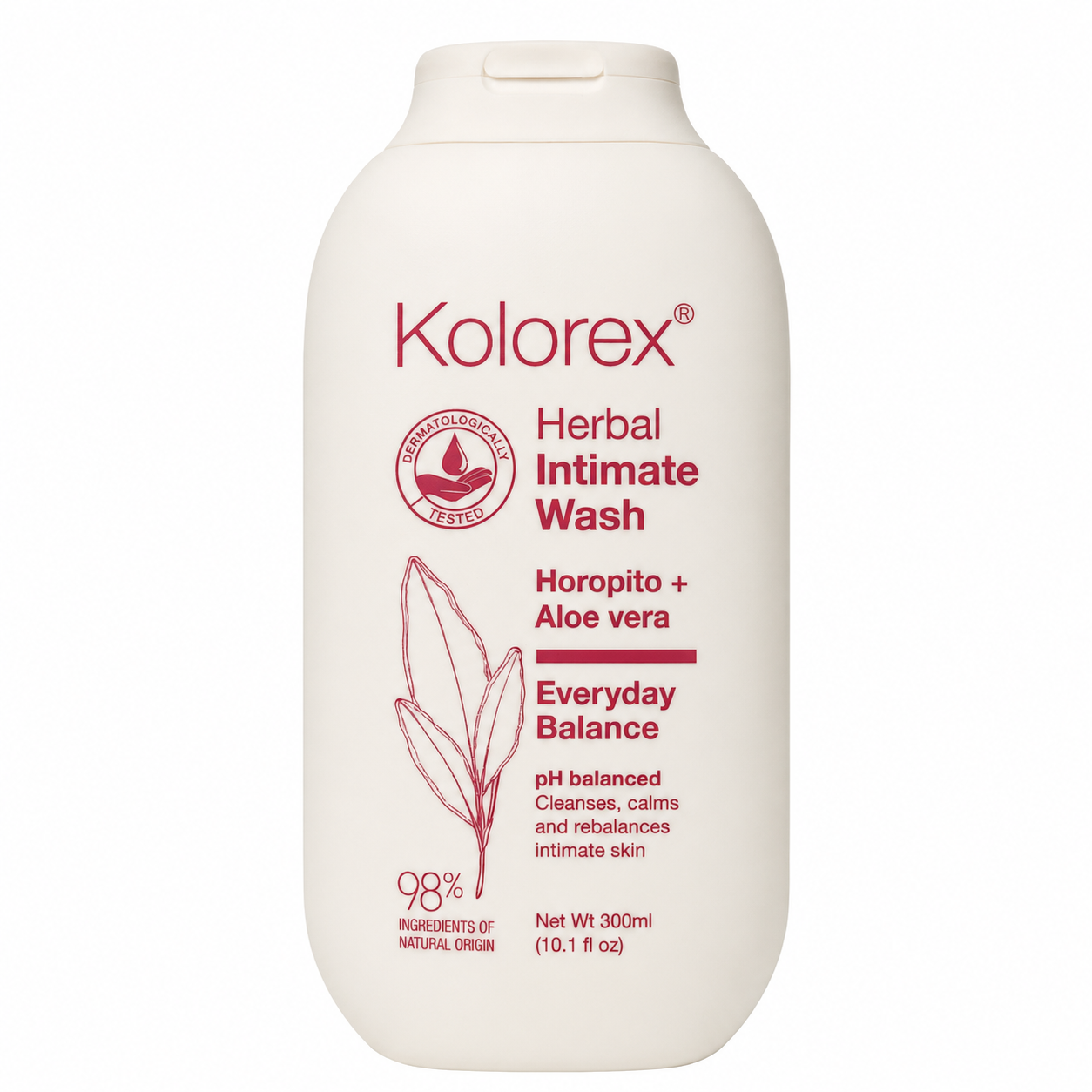 Kolorex Herbal Intimate Wash Everyday Balance 300 ml bottle