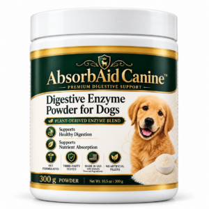 AbsorbAid Canine Digestive Enzyme Powder for Dogs – 300 grams